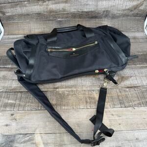 Allancia Black Duffle Shoulder Bag